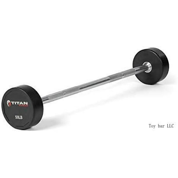 barbells & fitness bars straight rubber fixed barbells