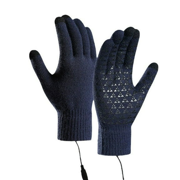 USB Rechargeable Heated Winter Gloves for Men and Women,Touchscreen Cold Weather Thermal Warm Gloves with Upgraded Heating Technology,for Outdoor Skiing&Winter Activities