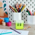 thumbnail image 5 of 2PCS Pencil Sharpener Dual Hole Manual , Jumbo Crayon Sharpener with Cover and Bin, Handheld Color Pencil Sharpeners for Large & Standard Pencils, 5 of 5