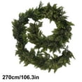 thumbnail image 4 of LanSuare 8.8FT Christmas Cedar Garland, Realistic Greenery Cypress Garlands, Real Touch Artificial Pine Garland for Home Dining Table, Mantel, Stair, Porch, Winter Xmas Decor, 4 of 8