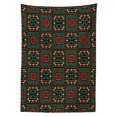 thumbnail image 3 of Ambesonne Ethnic Tablecloth Rectangular Table Cover, Geometric Aztec Ornaments, 52"x70", Multicolor, 3 of 4