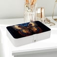 thumbnail image 6 of Butterfly Stylish PU Leather Necklace Holder Jewelry Stand with Removable Compartment and Decorative Box - Portable Organizer, 6 of 6