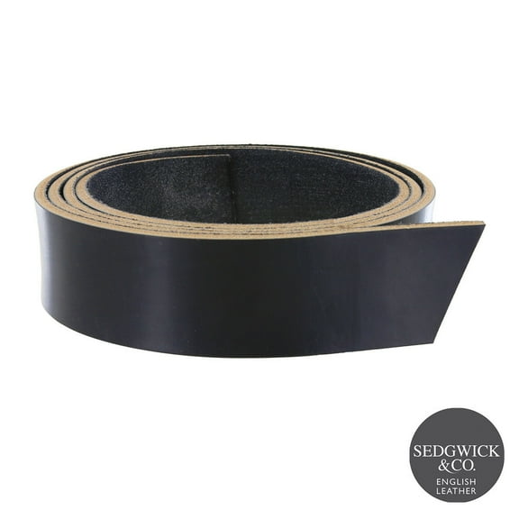 Sedgwick English Bridle Leather, Strap, Navy, 53" to 60" Long, 9-10oz