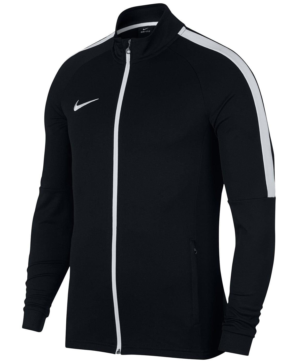Nike - Mens Jacket Black White Logo Print Full-Zip Mock-Neck $55 XL ...