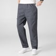 thumbnail image 6 of MKHSQHDG Male Pants Cargo Pants for Men Carpenter Work Pants Relaxed Fit Twill Casual Hiking Pants Xxl, 6 of 9
