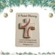 thumbnail image 1 of Herramientas y mejoras para el hogar: Tarjetas de béisbol con cruces de bendición de bolsillo (edición de tarjetas)., 1 of 1
