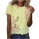 thumbnail image 1 of Tops de Ajuste Suelto para las Mujeres Sudadera de Manga Corta, Camiseta Casual Impresa para el Uso Diario de Primavera Y Otoño, 1 of 5