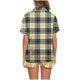 thumbnail image 3 of Conjunto de Verano para las Mujeres, Estampado Cuello de Manga Corta Y Pantalones Cortos, Moda Casual de Dos Piezas, 3 of 8