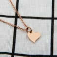 thumbnail image 4 of Myospark Heart Rose Gold Necklace, Stainless Steel, Cable Chain, 1 Daughter, 4 of 6