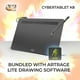 thumbnail image 3 of Adesso Cybertablet K8 Graphic Drawing Tablet – 8"x5" Active Area, 8192 Levels Pressure Sensitivity, Battery-Free Stylus, 5080 LPI, 6 Customizable Shortcut Keys – Compatible with Windows & Mac OS, 3 of 4