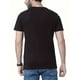 thumbnail image 2 of Men's Casual Short Sleeve T-Shirt with Psalm 91 Inspirational Print - Breathable Stretch Fabric, Round Neck, Machine Washable, Black with White Text - All-Season Comfort, 2 of 6