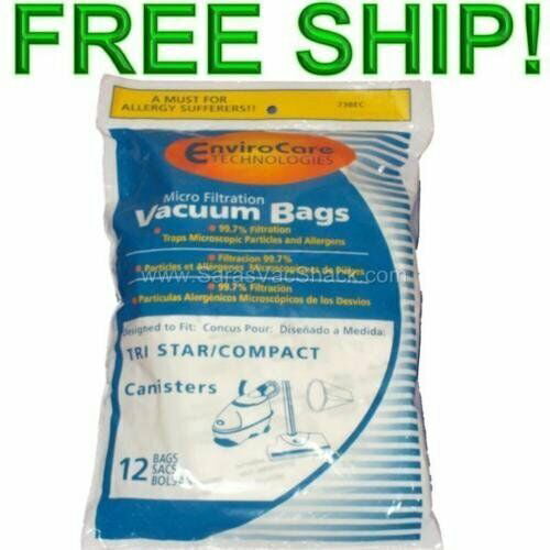 EnviroCare 12 Allergy Bags for Tristar Tri Star Vacuum EXL MG1 MG2