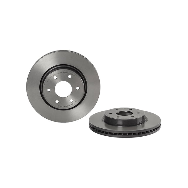 Par de Discos Ventilados BREMBO NP300 2016 al 2019 NISSAN L4 2.5L Delanteros