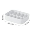 thumbnail image 3 of HOARBOEG Bacs de Rangement en Plastique Blanc pour Organisation de Garde-Manger avec Quatre Poignées, 3 of 6