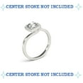 thumbnail image 7 of AoneJewelry 3.15 Carat Diamond Semi-Mount Engagement Ring In 18K Solid Rose, White & Yellow Gold ( No Center Stone ), 7 of 7
