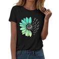 thumbnail image 2 of Basic T Shirts for Women Everyday Casual Loose Fit Summer Short Sleeve, 2 of 6
