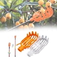 thumbnail image 1 of Garden Basket Fruit Picker Head Multi-Color Plastic Fruit Picking Tool Catcher Agricultural Bayberry Jujube Picking HarvesterAustraliaWhite S He Qiyong unisex, 1 of 1