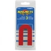 Magnet Source 2.375 in. L X 1.187 in. W Red Horseshoe Magnet 3 lb. pull 1 pc