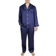 thumbnail image 4 of Men's Silk Sleepwear 100% Silk Pajamas Set, 4 of 11