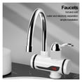 thumbnail image 4 of Electric Instant Water Heater Faucet 3000W Hot Cold Mixer Tap Temperature Display for Kitchen, 4 of 6