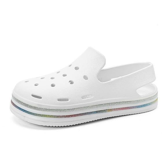 Garden Clogs Shoes Women Comfortable Breathable Slip On Beach Sandals Water Shoes
