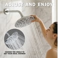 thumbnail image 3 of Aqua Elegante Rainfall Shower Head for Overhead Luxury Rain Showers - 2.5 GPM - Polished Chrome, 3 of 8