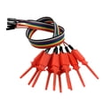 thumbnail image 4 of Sondas analizadoras lógicas piezas con pinzas de gancho de prueba canales para depuración de circuito eléctrico rojo Yotijar Línea de enlace de prueba de Analizador lógico, 4 of 4