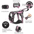 thumbnail image 3 of Arnés para perros de servicio WINSEE, tamaño grande, rosa, con 7 parches, 23 a 36 kg, 3 of 8