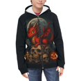 thumbnail image 2 of chaqlin Dragon Hoodies for Boys Size 6-7 Zip Up Hooded Coat Skull Print Long Sleeve Hoodie Sweatshirts Kids School Jacket with Pocket, 2 of 7