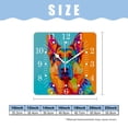 thumbnail image 2 of 14 Inch Wall Clock Battery Operated Square Clock for Office, Kitchen, Outdoor, Living Room,German Shepherd Beautiful (2), 2 of 4