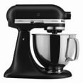 thumbnail image 1 of KitchenAid® Artisan® Series 5 Quart Tilt-Head Stand Mixer – Black Matte (Model KSM150PS) – OPEN BOX – Tested & Guaranteed, 1 of 5