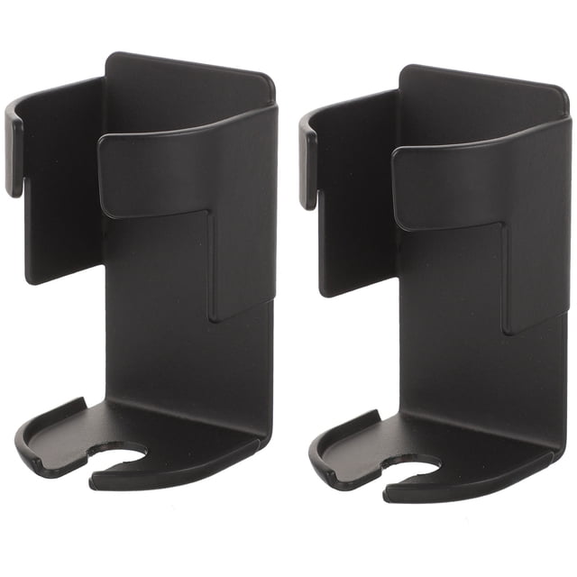WEUVEB 2Ud Organizador Negro Para Cepillos De Con Succión Y Montaje En Pared