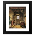 thumbnail image 2 of Albert Schindler 12x14 Black Modern Framed Museum Art Print Titled - The Widow of the Landwehrman (Bauernstube) (1836), 2 of 5