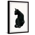thumbnail image 2 of Parvez Taj Mysterious Black Cat Framed Wall Art, 2 of 6
