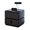 Black_Large, variant on Solid Wood Nightstand with Lock - Elegant Ebony Bedside Table