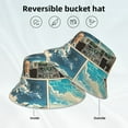 thumbnail image 2 of Sikiie Comic Airplane Cockpit Illustration Reflective Double-Sided Bucket Hat, Sun Hat, for Gardening, Beaching, Camping, Hiking, Fishing, 2 of 6
