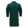 thumbnail image 4 of IYTR Men's Solid Color Shawl Collar Long Sleeve Open Front Cardigan Sweater with Pockets Green XL, 4 of 6