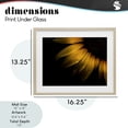 thumbnail image 3 of Water Droplets on Sunflower Birch Framed Print Under Glass, design by Brian Carson Photography, 3 of 10