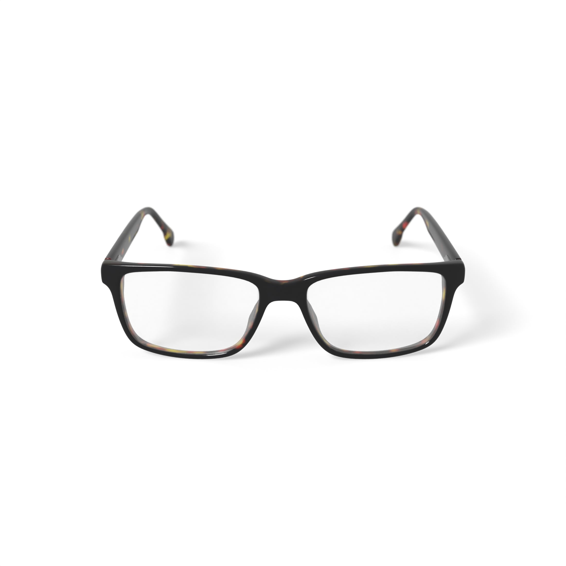 True Religion Men's Duke Rectangular Prescription Eyeglasses with Case, Navy