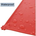 thumbnail image 3 of Dog Bowl Mat, Fda Compliant Silicone Cat Feeding Mat, Waterproof And Non-Slip, Red, 47 X 30 Cm, 3 of 5