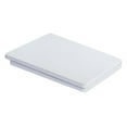 thumbnail image 2 of Rectangular Toilet Seat Soft Close - Quick Release Toilet Seat Replacement - Heavy Duty White Lid for Square Toilets, 2 of 6