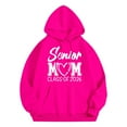 thumbnail image 3 of Senior Mom Hoodies for Women Class Of 2026 Hoodie Graduation Graphic Hooded Sweatshirt with Pockets Pullover Tops, 3 of 5