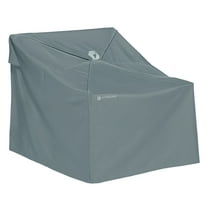 Classic Accessories Storigami Water-Resistant 36 Inch Easy Fold Lounge Chair Cover, Monument Grey
