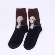 Literature Restoring Ancient Ways World Famous Painting Series Lovers Socks mixed color