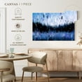 thumbnail image 5 of Elephant Stock Abstract Navy Blue Wall Art - Horizontal Canvas Wall Art - Living Room Wall Decor - Abstract Canvas - Black And Purple Decor - 36" x 24", 5 of 8