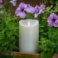 Luminara Outdoor Flameless Candle Plastic Finish, Unscented, Remote