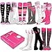 thumbnail image 3 of TeeHee Special (Holiday) Women Knee High 9-Pair Socks with Gift Box (Pink Ribbon), 3 of 4