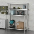thumbnail image 6 of GOGRANT Stainless Steel Work Table with with 48" x 12" Shelf, 48 x 24 Inches Kitchen Prep Table, Commercial Heavy Duty Table with Adjustable Undershelf for Home Restaurant Warehouse Outdoor, 6 of 6