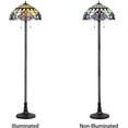 thumbnail image 2 of RADIANCE Goods Tiffany-Style 2 Light Victorian Floor Lamp 18" Shade, 2 of 2