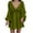 Army Green, variant on LYXSSBYX Womens Dresses Short Sleeve Women V-neck Knee Length Long Sleeved Dress Sexy Retro Loose Fitting Dress